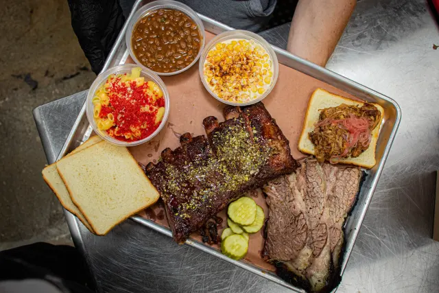 Barbecue tray from Chicago Culinary Kitchen
